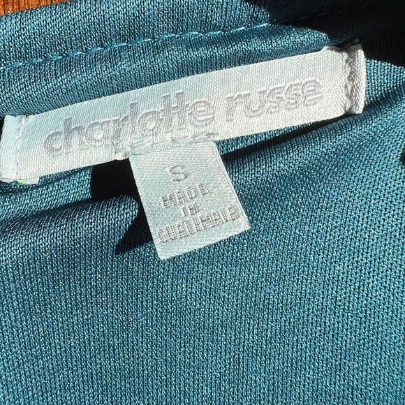 Charlotte Russe Women's animal print bodycon mini dress club party - Picture 6 of 6